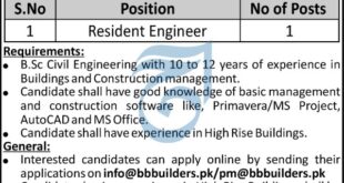 Black Brick Builder And Developer Jobs in Peshawar